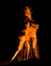 Big bonfire Royalty Free Stock Photo