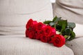 Big bouquet red roses Royalty Free Stock Photo