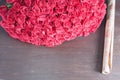 Big bouquet of red roses Royalty Free Stock Photo