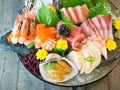Big Bowl of Japanese Sashimi
