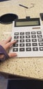 Big Boy Calculator Royalty Free Stock Photo