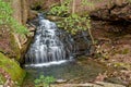 Big branch falls a waterfall in Tennessee Royalty Free Stock Photo