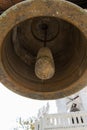 big brass bell in asian temple Royalty Free Stock Photo