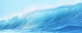 Big breaking blue ocean wave. Surfing summer wave banner Royalty Free Stock Photo