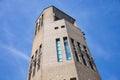 Big brick stone tower in Emmeloord, the Netherlands Royalty Free Stock Photo
