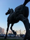 Big Bronze Horse