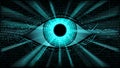 Big brother electronic eye concept, technologies for the global surveillance