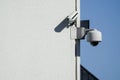 Big Brother. Two surveillance cameras Royalty Free Stock Photo
