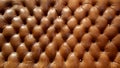 Big brown leather couch texture Royalty Free Stock Photo
