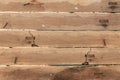 Big Brown wood plank wall texture background for web Royalty Free Stock Photo