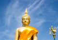 Big buddha with bluesky Royalty Free Stock Photo