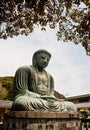 Big Buddha Daibutsu with blue sky Royalty Free Stock Photo