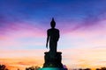 Big Buddha in the evenings. Royalty Free Stock Photo