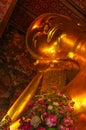 Big Buddha face at Temple of the Reclining Golden Buddha, Bangkok