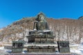 Big Buddha Monument of Sinheungsa Temple in Seoraksan National Park in korea.