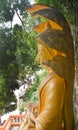 Big Buddha with a naga over His head Royalty Free Stock Photo
