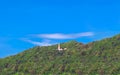 Big Buddha Phuket thailand. Big Buddha statue made of small white marble blocks is very beautiful. Lovely background Sky