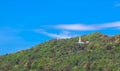 Big Buddha Phuket thailand. Big Buddha statue made of small white marble blocks is very beautiful. Lovely background Sky