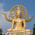 Big Buddha statue on Koh Samui, Thailand Royalty Free Stock Photo