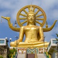 Big buddha statue on koh samui, thailand Royalty Free Stock Photo