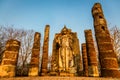 Big Buddha at Wat Saphan Hin, Sukhothai Historical Park, Thailand Royalty Free Stock Photo