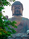 Big Buddha Statye. Po Lin Monastery, Lantau Island, Hong Kong Royalty Free Stock Photo