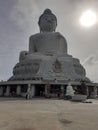 Big buddha thailand phuket peace serenity Royalty Free Stock Photo