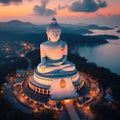 Big Buddha at twilight, Phuket Island, Thailand