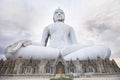 Big Buddha Wat Phu Manorom Mukdahan Thailand.Buddha on the mount