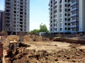 Big Building under construction in India - Image Royalty Free Stock Photo