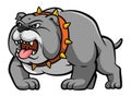 Big Bulldog Color Illustration Design