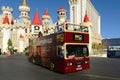 Big Bus Tours in Las Vegas, NV Royalty Free Stock Photo