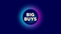 Big buys. Special offer price sign. Vector Royalty Free Stock Photo