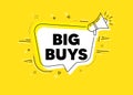 Big buys. Special offer price sign. Vector Royalty Free Stock Photo