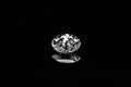 Luxury Diamond on Black Background Royalty Free Stock Photo