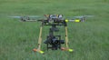Big Carbon Drone dslr dji summer in the air Royalty Free Stock Photo