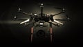 Big Carbon Drone dslr dji summer in photo studio Royalty Free Stock Photo