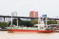 Big Cargo Marine Boat Dock at Pier