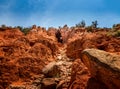 The Big Cave, Palo Duro Canyon State Park Royalty Free Stock Photo