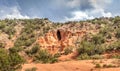 The Big Cave, Palo Duro Canyon State Park Royalty Free Stock Photo