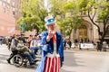 Annual New York City Veteran`s Day Parade on 5th Ave, November 11, 2021 is back Royalty Free Stock Photo