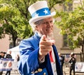 Annual New York City Veteran`s Day Parade on 5th Ave, November 11, 2021 is back Royalty Free Stock Photo