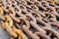 Anchor big chain Royalty Free Stock Photo