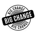 Big Change rubber stamp
