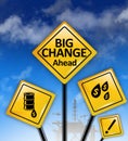 Big changes ahead signs