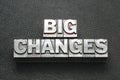 Big changes bm Royalty Free Stock Photo