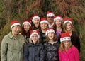 Big Christmas holiday family Royalty Free Stock Photo