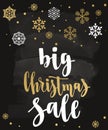 Big Christmas Sale. Royalty Free Stock Photo