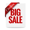 Big Christmas sale. Label Royalty Free Stock Photo