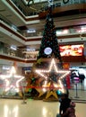 Big Christmas/Xmas Tree in Shopping Mall. Royalty Free Stock Photo